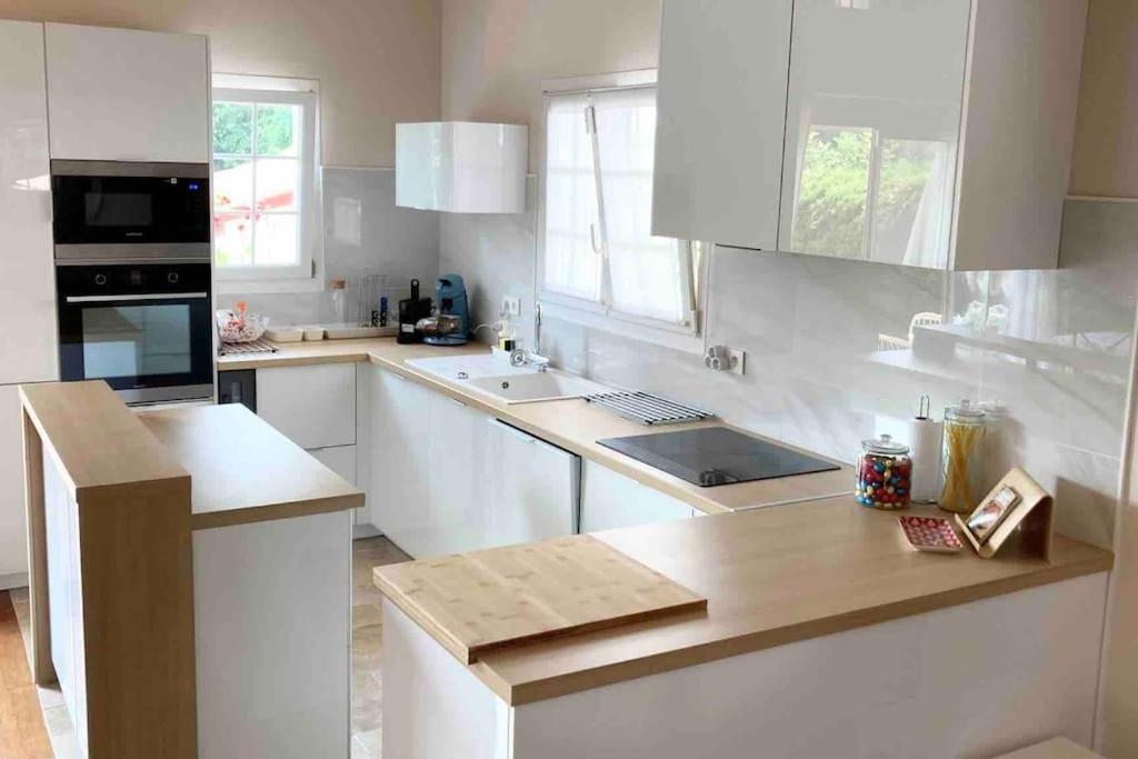 1Km Plage, Agreable Maison 6 Pers Classee 3* アンダイエ エクステリア 写真